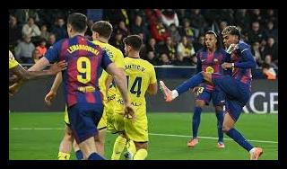 “villarreal – barcelone”فياريال – برشلونة: الزوار يتقدمون بفارق 4 نقاط في صدارة الليغا “villarreal – barcelone”فياريال – برشلونة: الزوار يتقدمون بفارق 4 نقاط في صدارة الليغا